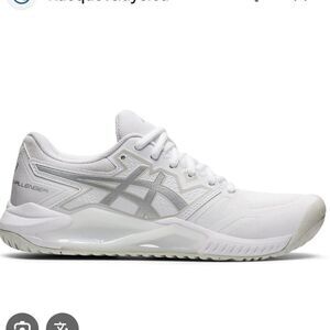 ASICS Gel Challenger 13 Women’s Tennis Shoes Size 11 White/pure Silver NWT